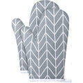 Cotton Linen Oven Mitts | Heat-Resistant Baking Gloves Oven Mitts QXL 2pcs
