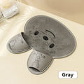 Rabbit Shower Foot Scrubber & Massage Mat | Back Scrubber Foot Scrubber Mat QXL gray