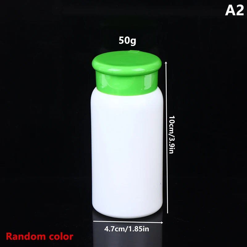 Refillable Powder Dispenser Bottle with Sifter | 30–300g Powder Dispenser Bottle QXL A2