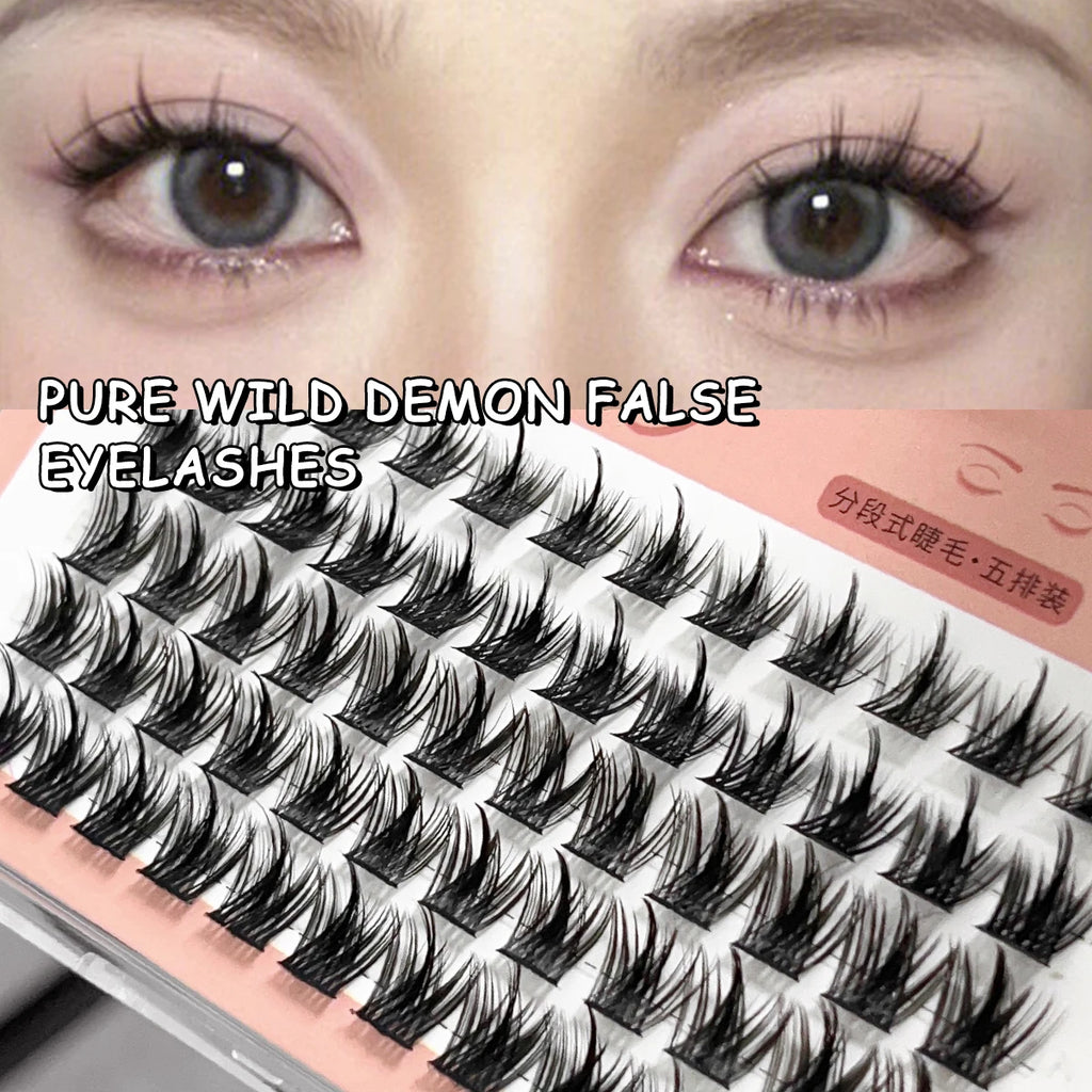 Individual Cluster False Lashes | Natural DIY Lash Extensions Individual Cluster Lashes QXL