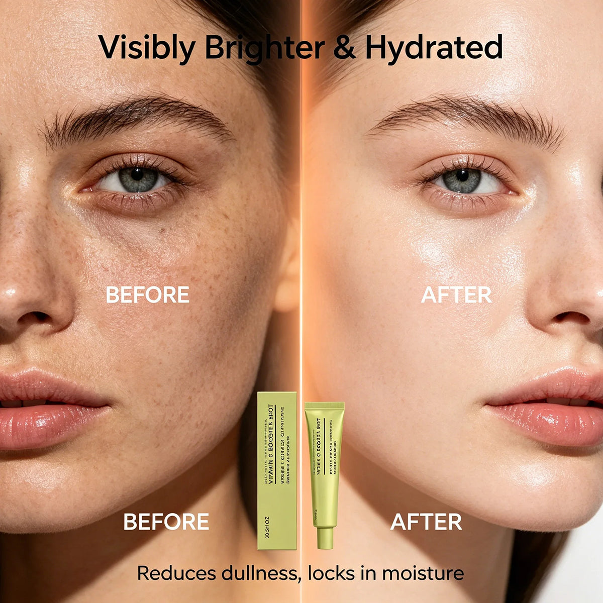 Vitamin C & Niacinamide Face & Eye Cream | Brightening Moisturizer Brightening Face Cream QXL