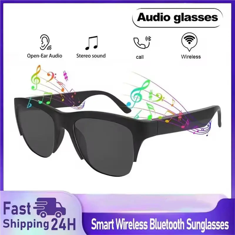 AI Smart Glasses Bluetooth 5.3 | Music, Calls & Translator Smart Audio Glasses QXL