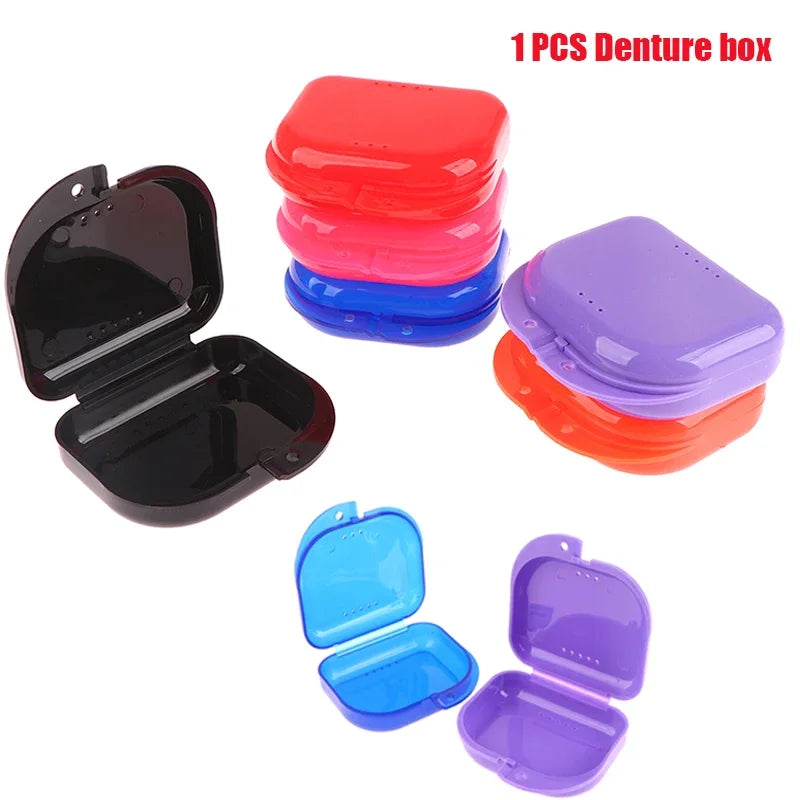 Dental Retainer & Denture Storage Case | Snap-Lock Box Retainer Storage Case QXL