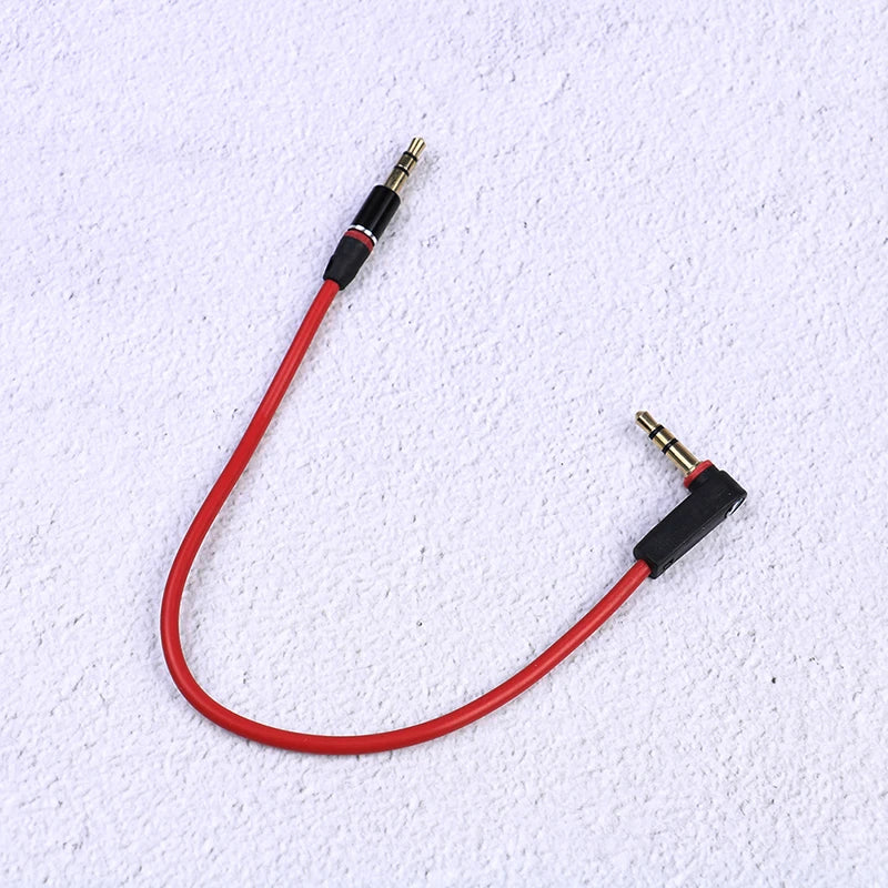 3.5mm Male to Male Aux Cable – 20cm Short Stereo Audio Cord Audio Aux Cable QXL 1PCS