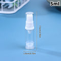 Mini Vacuum Press Bottles 5/10/15ml | Refillable Travel Cosmetic Refillable Travel Bottle QXL 5ml spray bottle