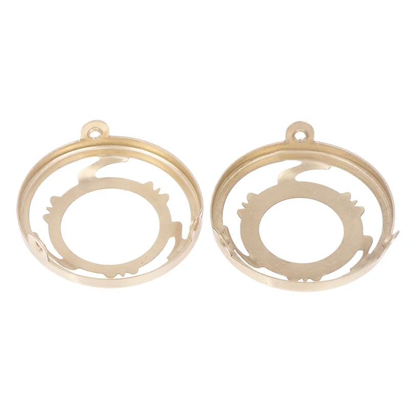 Brass E27 E14 Lampshade Ring Holder | 3-Hole Socket Connector Lampshade Ring Holder QXL