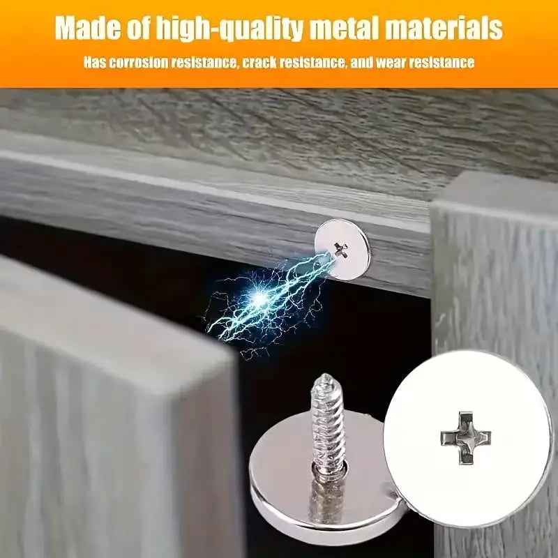 Cabinet Magnetic Catch – Stainless Steel Hidden Door Closure Cabinet Magnetic Catch QXL