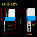 220V Photocell Light Switch | Auto On/Off Sensor IP44 10A Photocell Light Switch QXL 1pcs