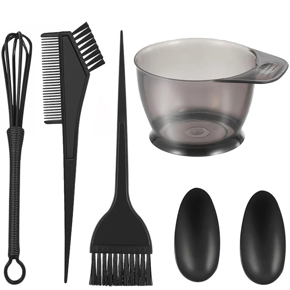 6-Piece Hair Coloring Kit | Salon & Home Hairdressing Set Hair Coloring Kit QXL