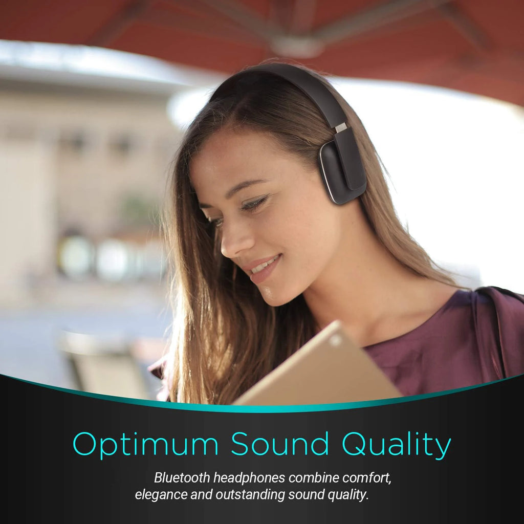 YITHOR On-Ear Bluetooth Headphones with Mic | Stereo Sound Bluetooth Headphones QXL