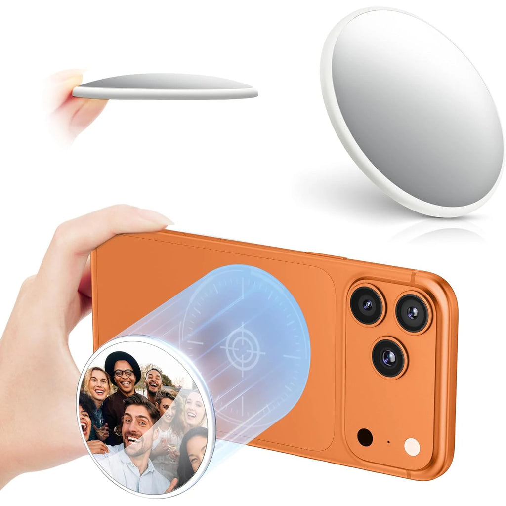 Magnetic Selfie Mirror for Back Camera | Wide Angle MagSafe Phone Camera Mirror QXL