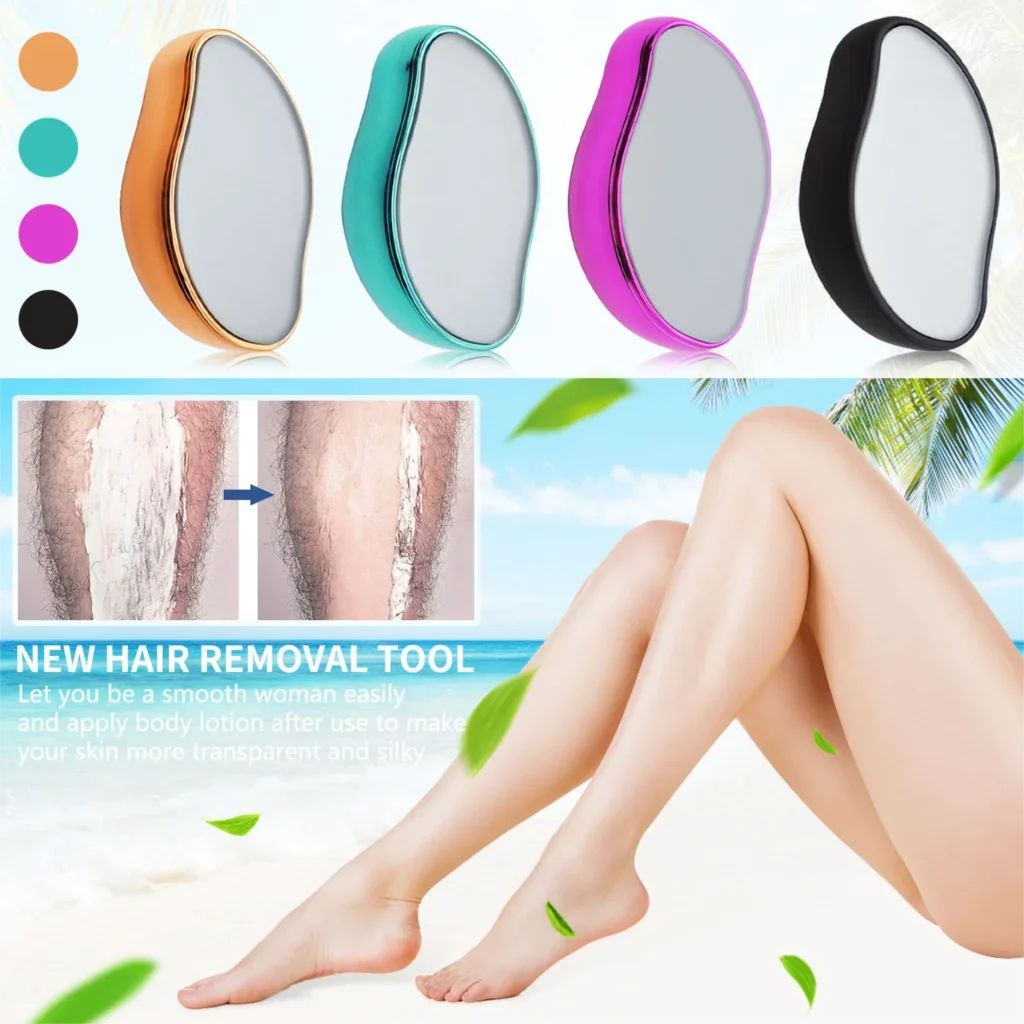 Crystal Nanoglass Hair Eraser | Reusable Body Hair Remover Manual Hair Eraser QXL