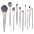 LOLOLA 10-Pc Pro Makeup Brush Set | Soft Wool Fiber Bristles Makeup Brush Set QXL Little Angel Makeup