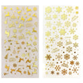 Kawaii 3D Cat & Dog Nail Art Stickers | Gold Silver AB Decals Nail Art Stickers QXL 2pcs noLuminousGold
