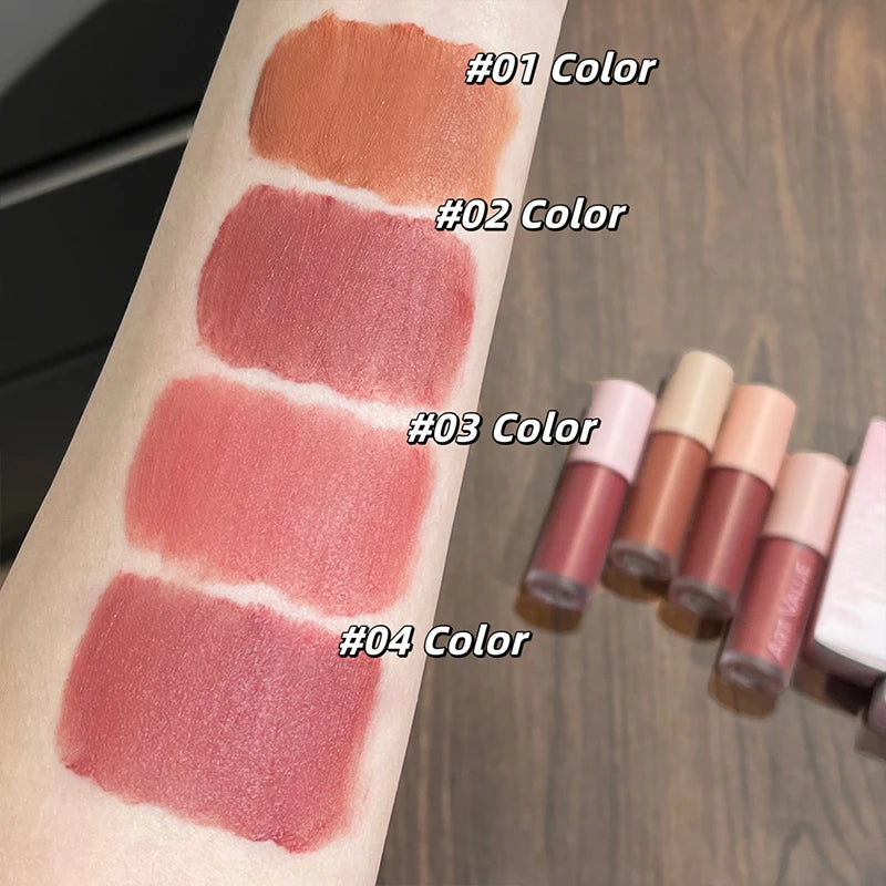 ART VALUE Dual-Use Lip & Cheek Blush Stick | Tint & Contour Cream Blush Stick QXL