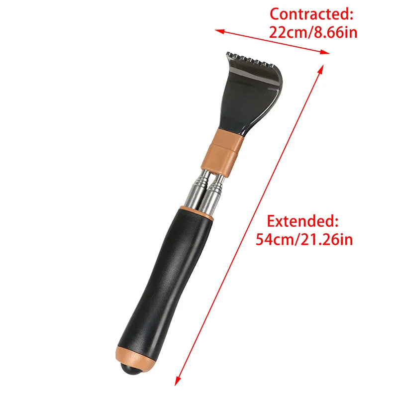 Retractable Telescopic Back Scratcher | Stainless Steel Double Pole Back Scratcher Tool QXL