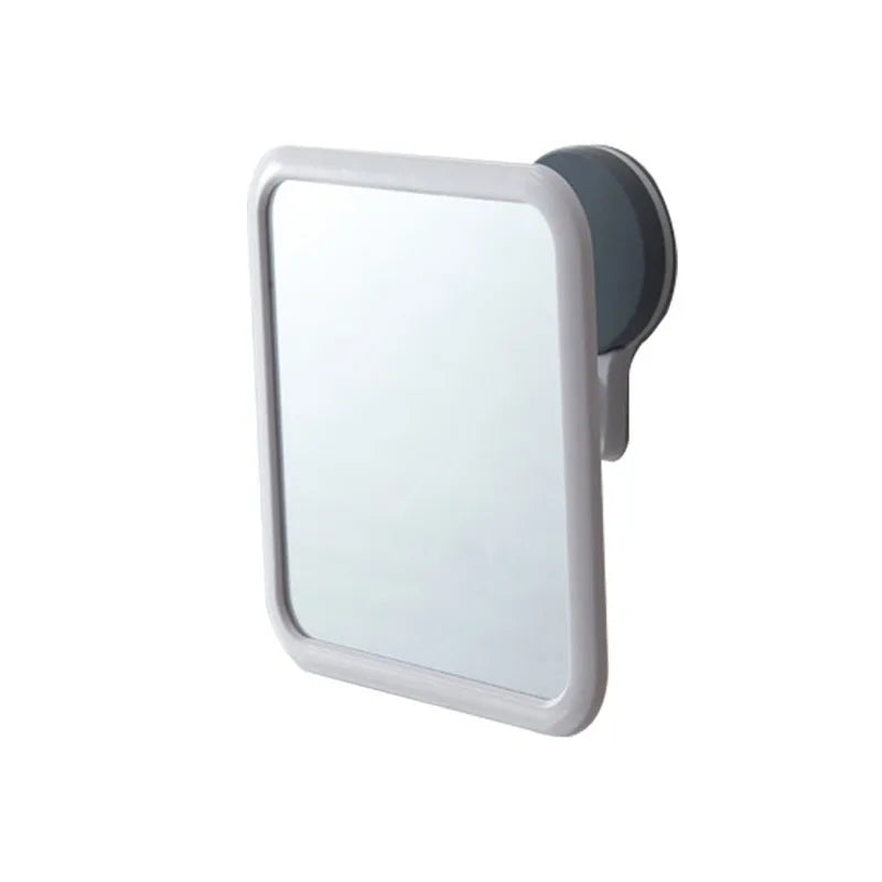 360° Swivel Wall-Mount Shaving Mirror with Razor Holder Bathroom Shaving Mirror QXL