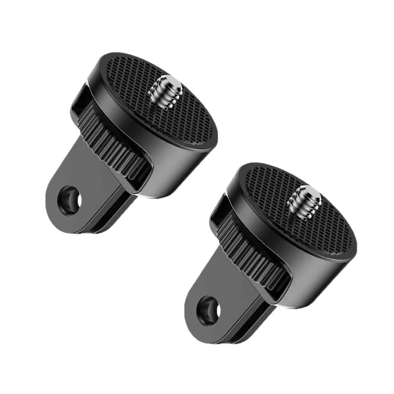 360° Rotating Action Camera Adapter | GoPro & Insta360 1/4-20 Camera Mount Adapter QXL 2Pcs