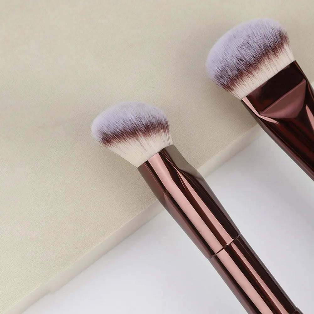 Double-Headed Makeup Brush | Foundation, Blush & BB Cream Makeup Brush QXL