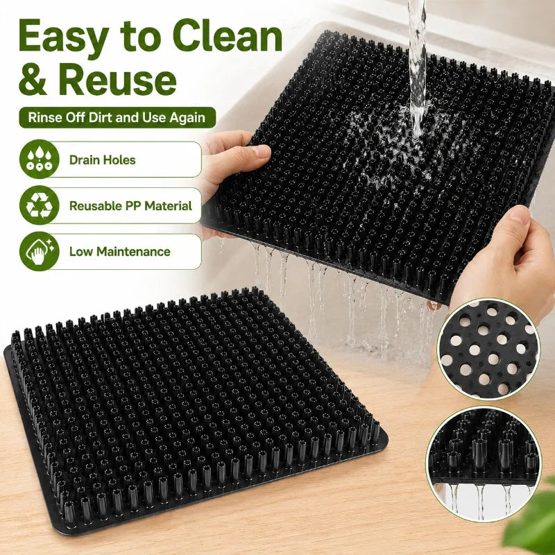 Reusable Plastic Chicken Nesting Pad | Washable PP Coop Liner Chicken Nesting Pad QXL
