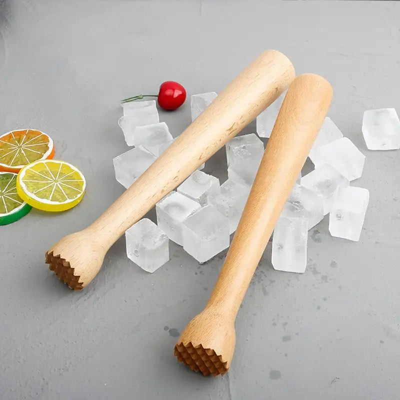 Wooden Cocktail Muddler – Beech Wood Bar Tool for Mojitos Cocktail Muddler QXL