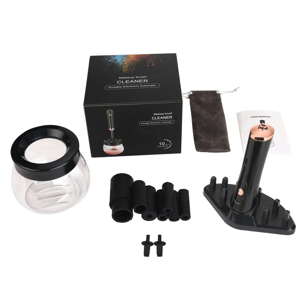 Electric Makeup Brush Cleaner & Eyelash Glue Shaker Machine Brush Cleaning Machine QXL
