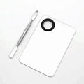 Stainless Steel Makeup Mixing Palette & Spatula Tool Makeup Mixing Palette QXL Makeup Palette