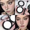 2-Pc Matte Highlighter & Brush Set | Face, Eye & Body Highlighter Powder Set QXL 2pcs