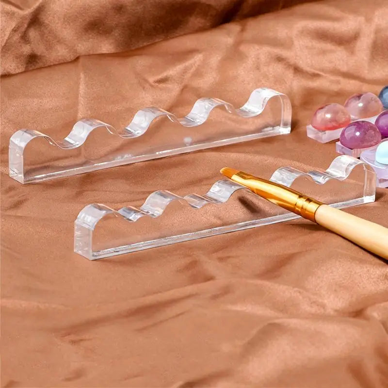 Acrylic Nail Art Palette & Brush Pen Holder Set Nail Art Palette Set QXL