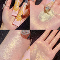 Shimmer Highlighter Powder Palette | Glow Face Contour Illuminator Highlighter Powder QXL 11