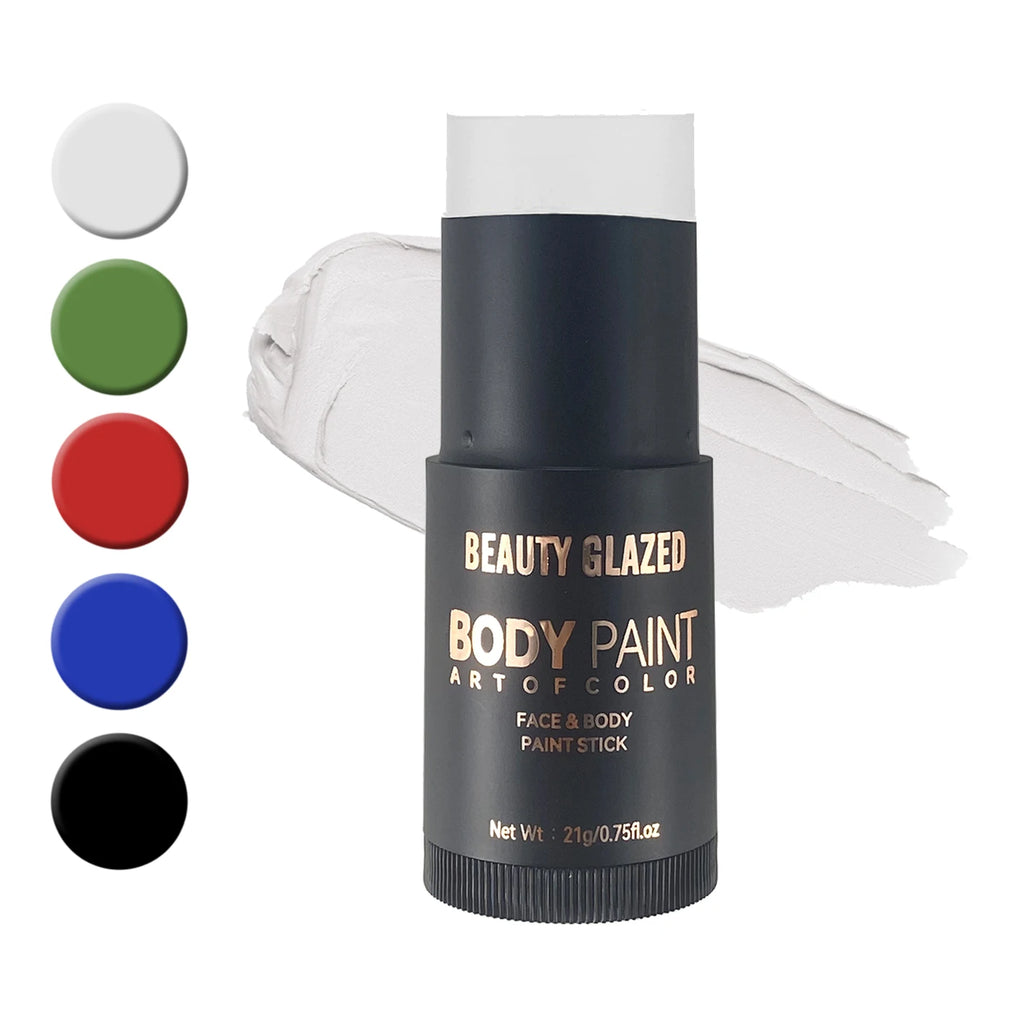 Neon Face & Body Paint Crayon | Glow Stick – Halloween Party Face & Body Paint QXL white