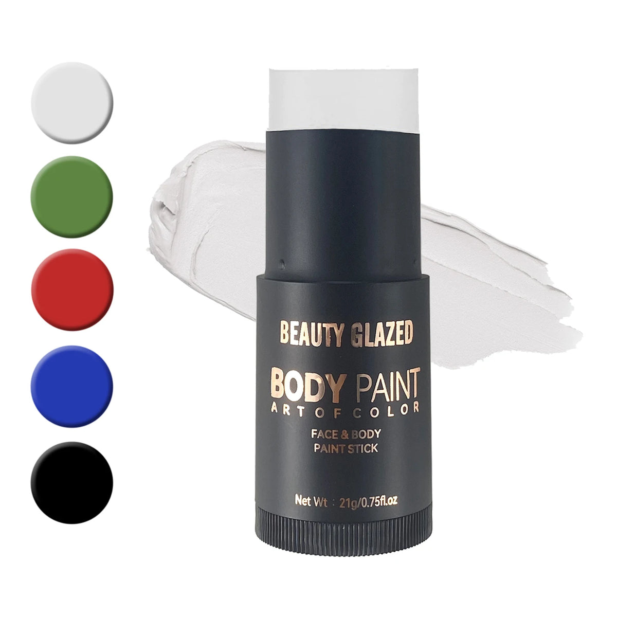 Neon Face & Body Paint Crayon | Glow Stick – Halloween Party Face & Body Paint QXL white