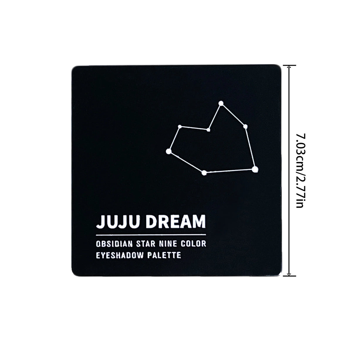 JUJU Dream 9-Shade Smoky Eyeshadow Palette | Black & Silver Eyeshadow Palette QXL