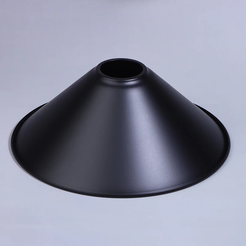 Black Iron Industrial Lampshade | E27 Chandelier & Wall Lamp Iron Lampshade QXL
