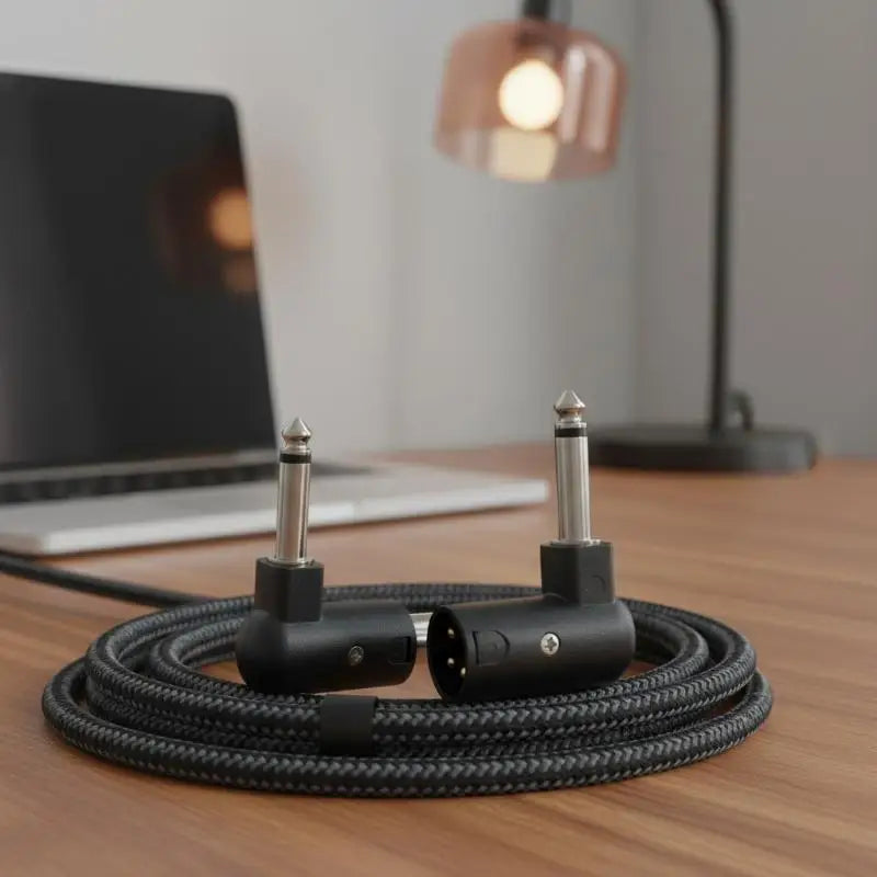 XLR to 6.35mm Balanced Audio Adapter | 3-Pin Male/Female Audio Adapter QXL