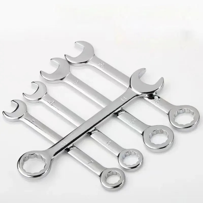 10-Piece Metric Mini Wrench Set 4–11mm | Carbon Steel Spanners Mini Wrench Set QXL
