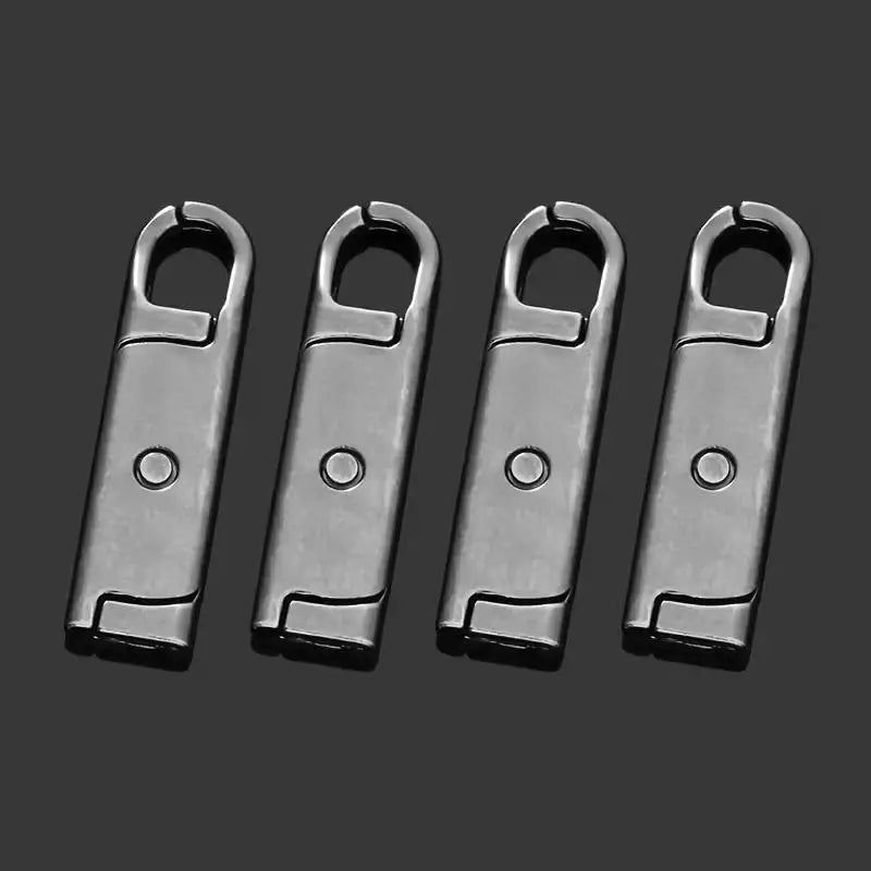4-Pack Rotating Alloy Zipper Pulls for Luggage & Bags Zipper Pull Charms QXL