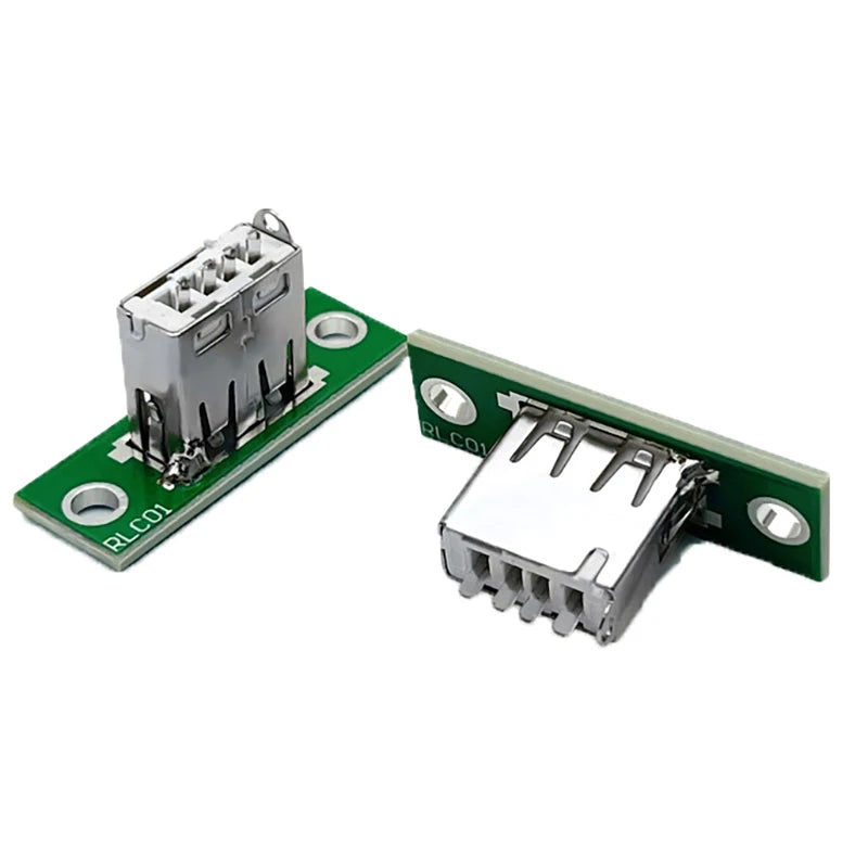 5-Pack USB Panel Mount Connector Fixed Board | DIY Repair USB Panel Connector QXL