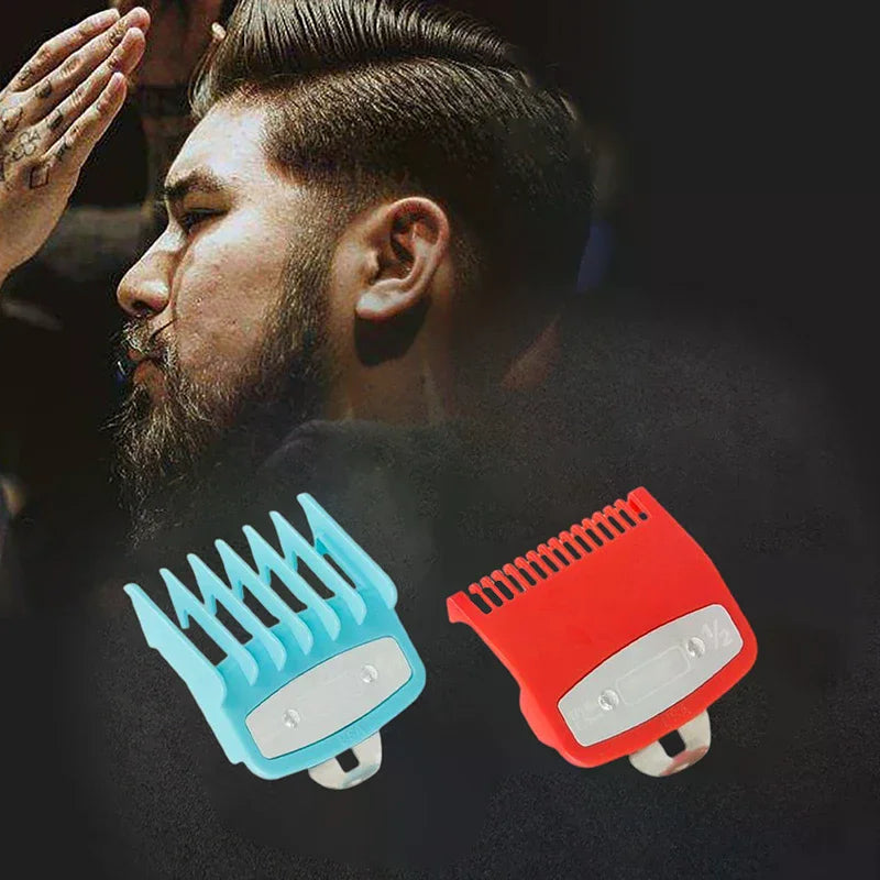 2-Pack Hair Clipper Guard Combs 1.5mm & 4.5mm Trimmer Guides Clipper Guard Combs QXL
