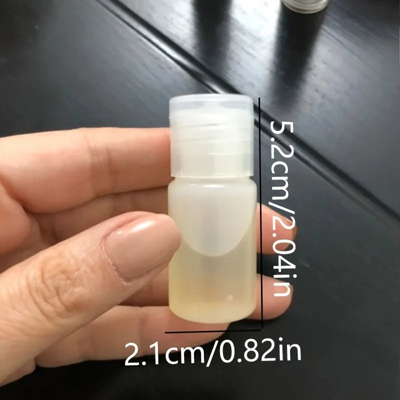 10ml Flip Cap Squeeze Travel Bottle – Leak-Proof Container Travel Squeeze Bottle QXL