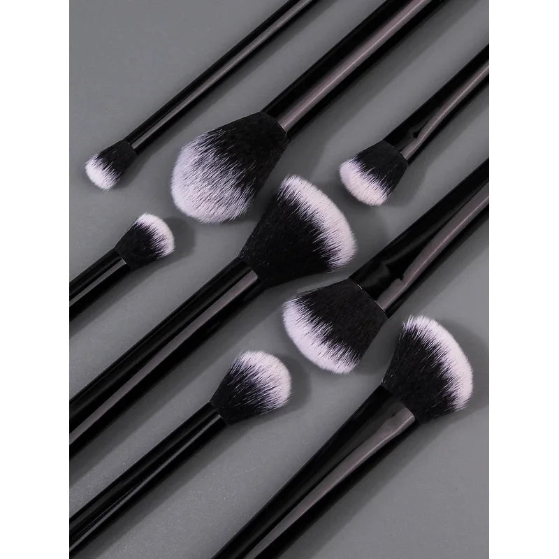 12-Piece Beginner Makeup Brush & Sponge Set | Soft & Portable Makeup Brush Set QXL