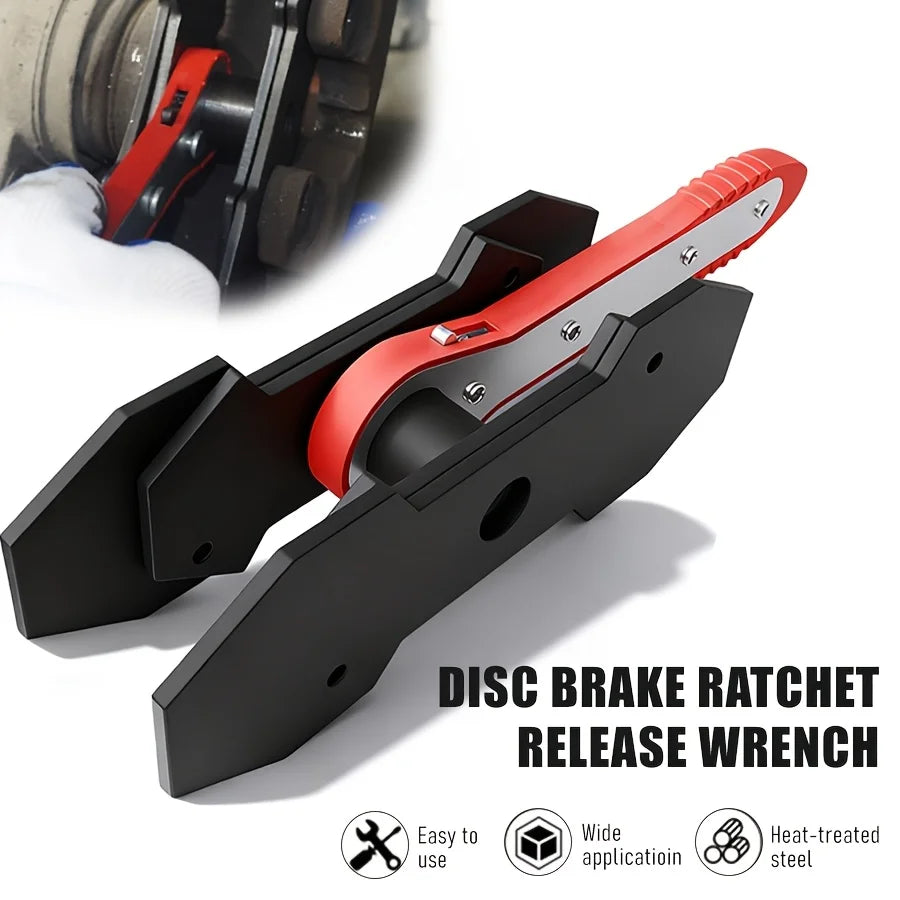 360° Ratchet Brake Piston Caliper Tool | 4-Hook Wrench Extender Brake Caliper Tool QXL