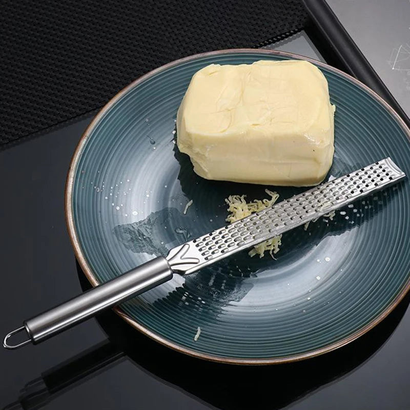 Stainless Steel Long Grater – Cheese, Lemon & Chocolate Kitchen Grater QXL