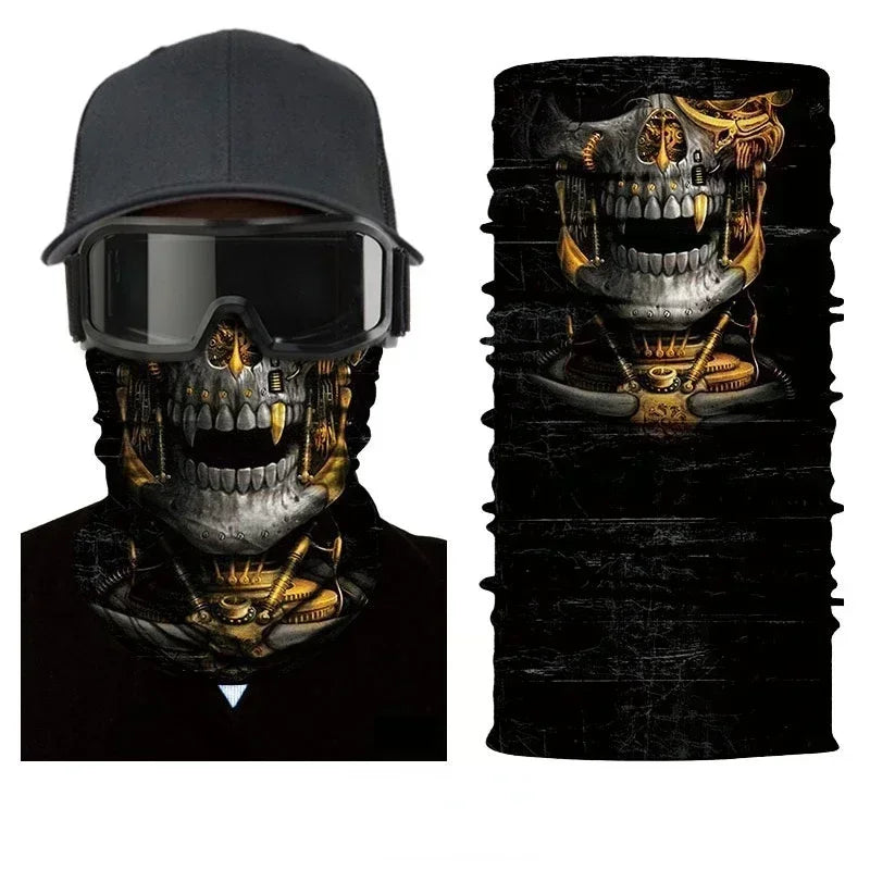 Robot Skull Balaclava Face Mask for Cycling Ski Motorcycle Balaclava Face Mask QXL