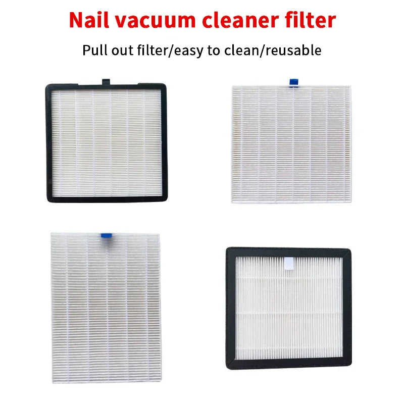 Nail Dust Collector Replacement Filter | Reusable Manicure Nail Vacuum Filter QXL