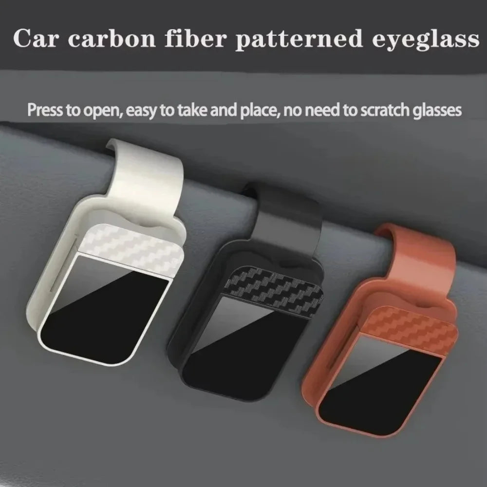 Car Sun Visor Sunglasses Clip Holder & Card Organizer Car Visor Glasses Clip QXL