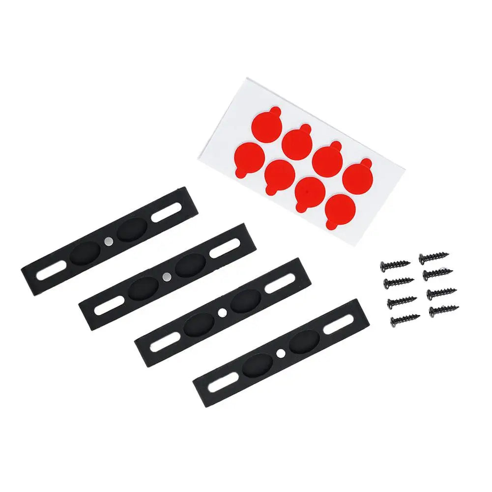 4-Pack Frameless License Plate Holder | Weatherproof ABS License Plate Holder QXL
