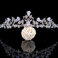 Dazzling Bridal Crown Tiara | Elegant Wedding Headdress Bridal Crown Tiara QXL Default Title