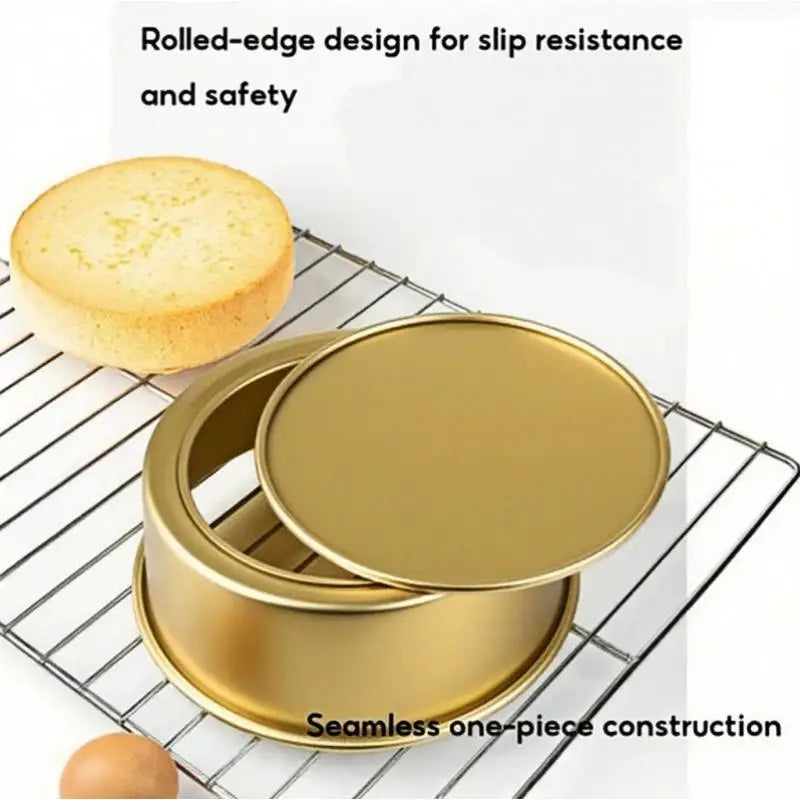 Non-Stick Round Cake Mold | Aluminum & Removable Base Cake Mold QXL