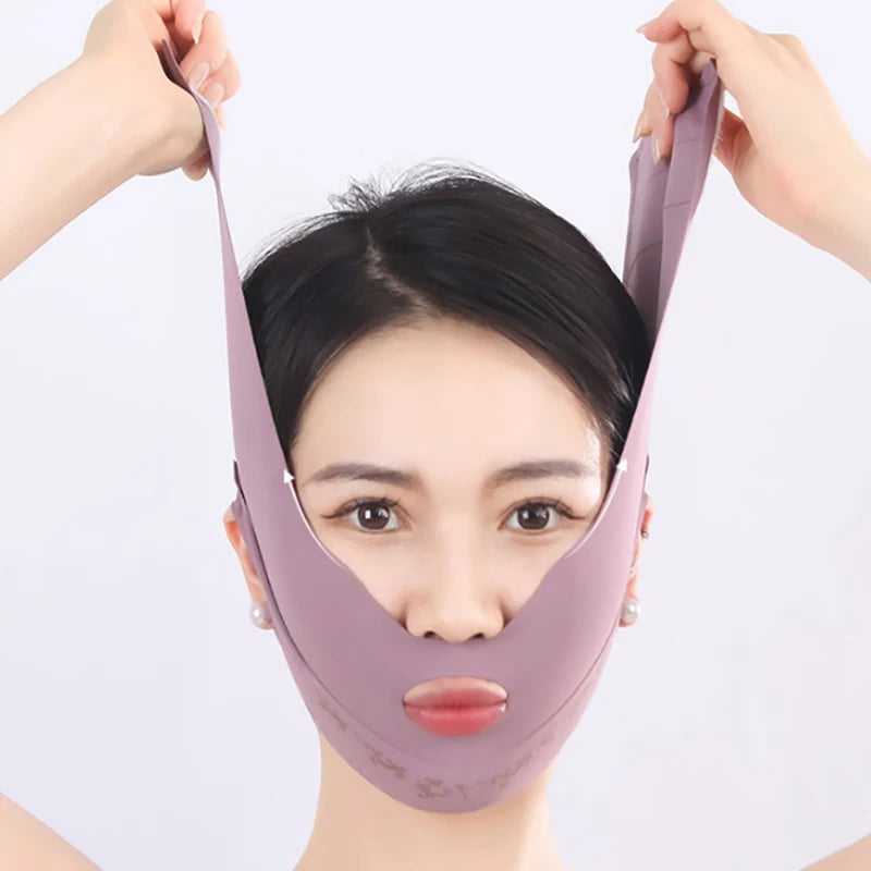 V-Line Face Slimming Bandage | Chin & Jawline Lifting Strap Face Slimming Strap QXL